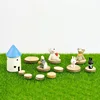 15x15CM/30x30CM Mini Simulation Flocking Turf Model Diy Lawn Moss Micro Landscape Plant Layout Materials Diorama Kit 1Pcs 6
