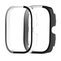 Premium PC Shell Hard HD Tempered Glass Screen Protector Case - Full Coverage for Watch 5 Active (2 Mixed)
