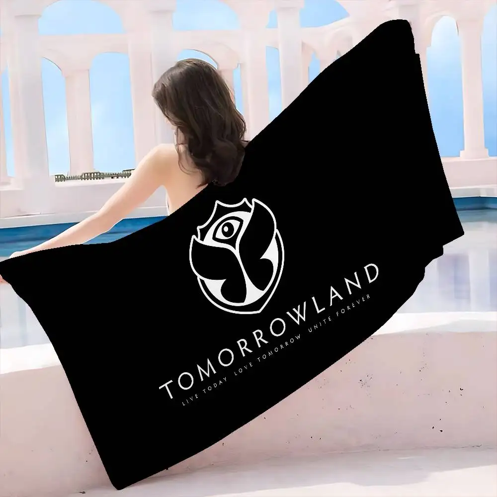 Tomorrowland Music Logo Microfiber Beach Towel Absorbent Quick dry Soft Yoga Swimming Resort Mountain Climbing Towel