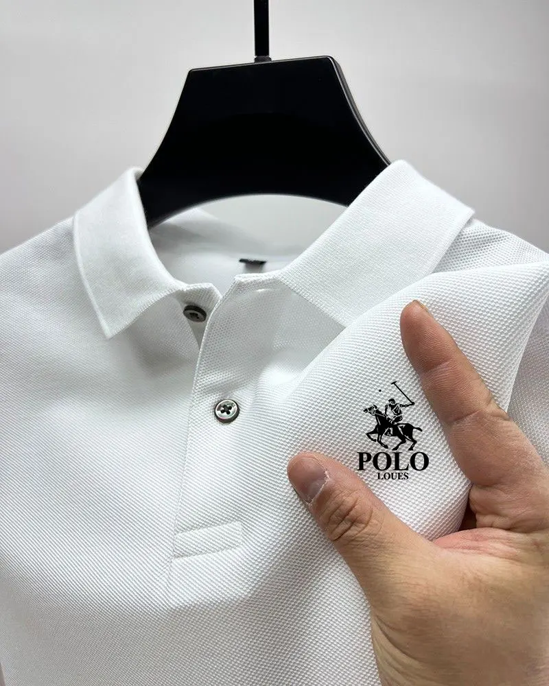 

Men's breathable t-shirt, business casual polos shirt summer new fashionable short sleeved clothing, comfortable special price