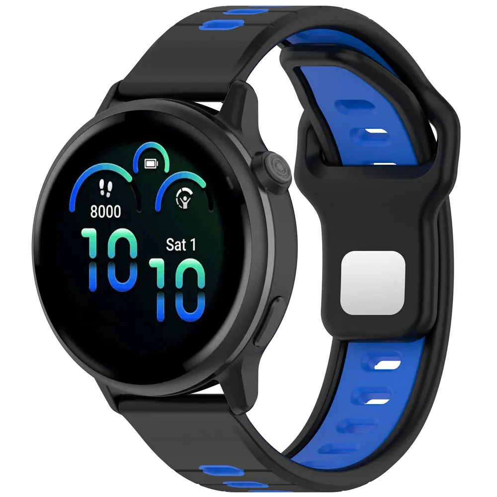 Premium 20mm Silicone Watch Strap Replacement Bracelet Band