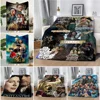 OUTLANDER TV Jamie Fraser Sassenach Dragonfly Printed Blanket Picnic Blanket Warm Soft and Comfortable Home Travel Birthday Gift 1