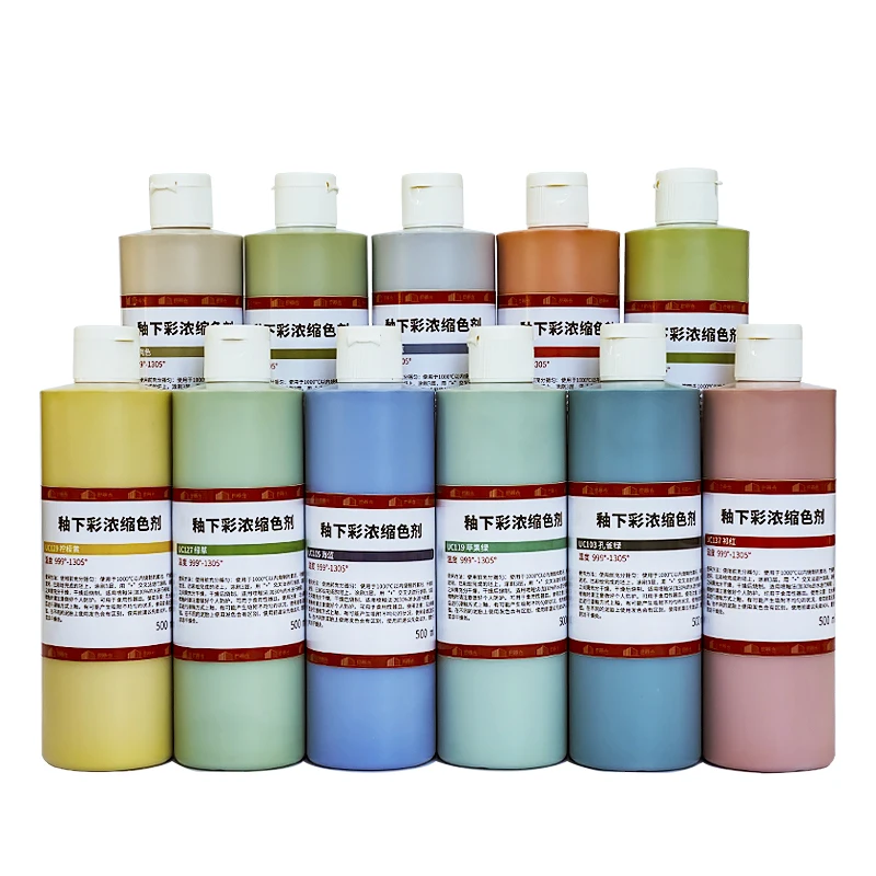 Lead Free Underglaze Color Concentrate for Ceramics Hand Painting