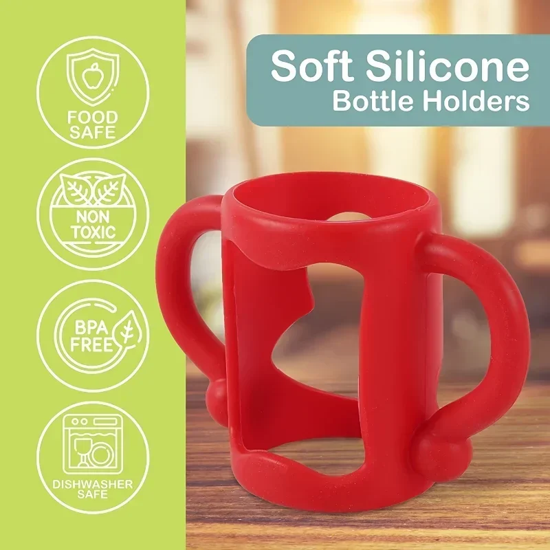 Suitable for Various Types of Baby One Mouthed Pacifiers,Silicone Bottle Straws, Accessory Handles, Universal ,Bottle Handles