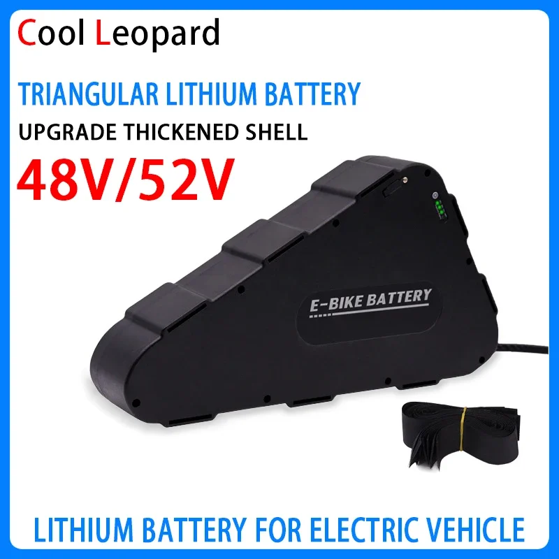 

Large-Capacity 48V 20Ah Triangular Lithium Battery Electric Vehicles,Used for Mountain Bike Beam Hanging Lithium Battery Pack.