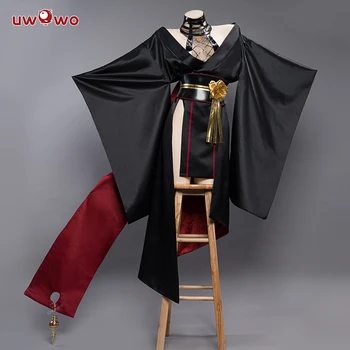 재고 Yor Forger 코스프레 의상, UWOWO× DISHWASHER1910 팬아트, 할로윈 의상, 기모노 코스프레 세트