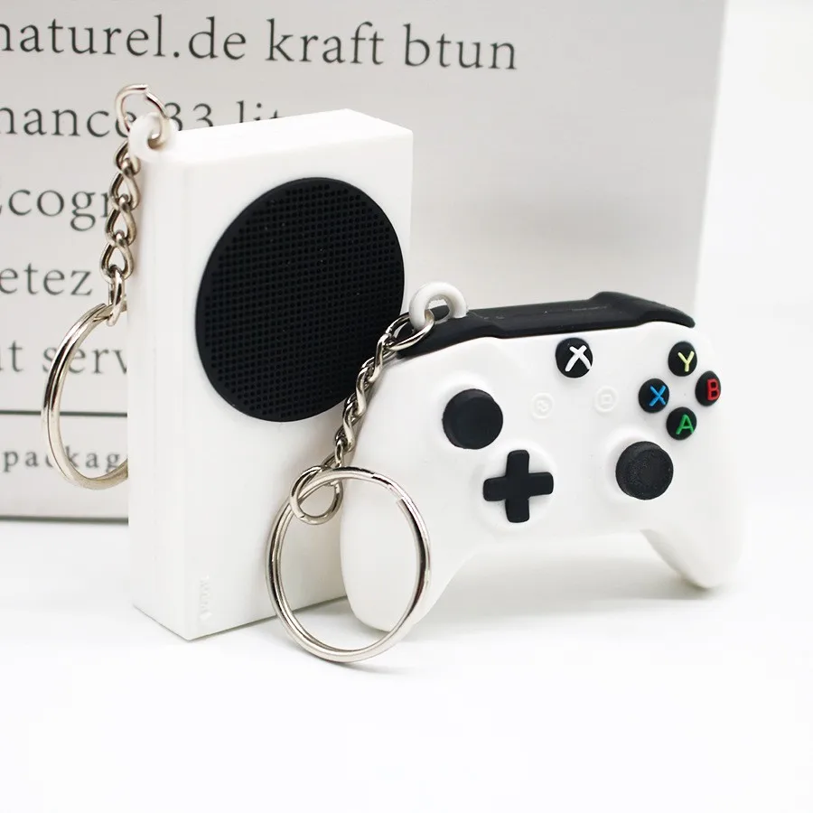 模擬ミニ XBOX ゲームコントローラーホストキーホルダー