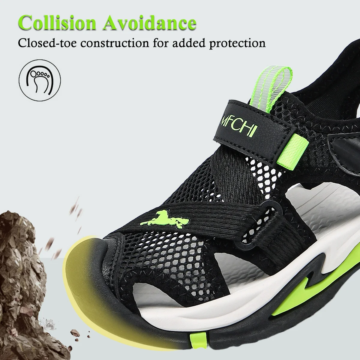 Kids Sandals Boys Girls Outdoor Hiking Sports Pool Beach Summer