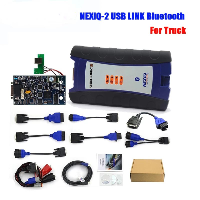 

Nexiq-2 USB Link 2 original 125032 Diesel Truck Interface diagnostics with software Bluetooth for Heavy Duty Truck scanner Tool