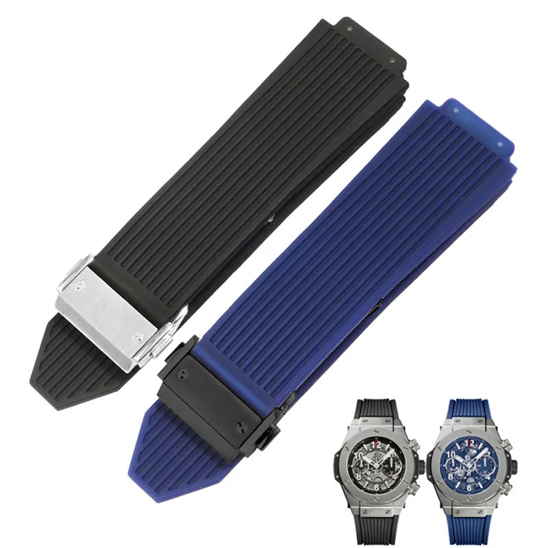 Cinturino In Gomma Nuovo Di Zecca Per Hublot Big Bang Cinturino Per Orologio Da Uomo Cinturino In Silicone Impermeabile E Resistente Al Sudore 26Mm * 