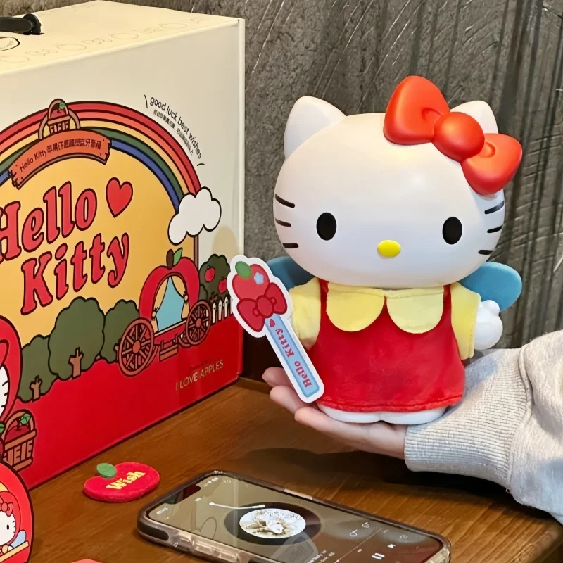 

Sanrio Hello Kitty Apple Bluetooth Speaker Hellokitty Anime Figures Toys Room Decor Kawaii Hellokitty Speaker Toys Gifts