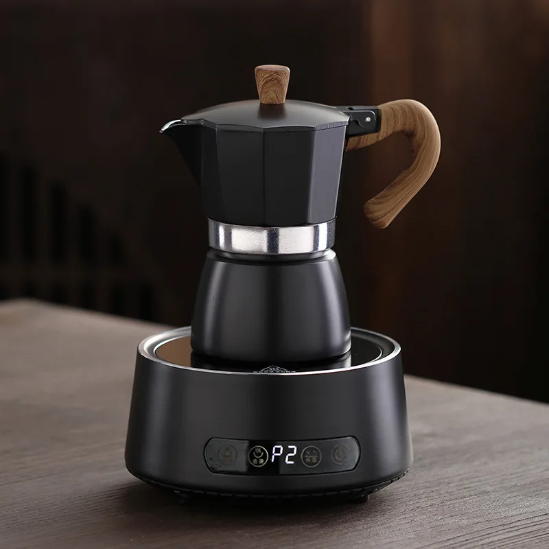 Electric Ceramic Stove Coffee Heating Plate Portable 5 Gear Adjust Tea Stove Boiling Water Heater Keep Warm Coffee 800W