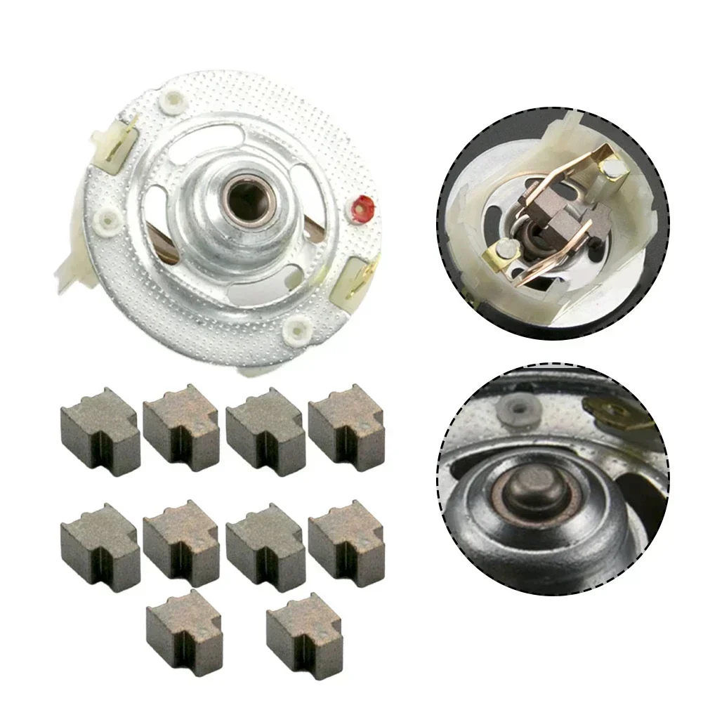 전기 드릴 모터 전동 공구 액세서리, 탄소 브러시 거치대 교체, RS775, RS750, RS755, RS 775, 750, 5 쌍