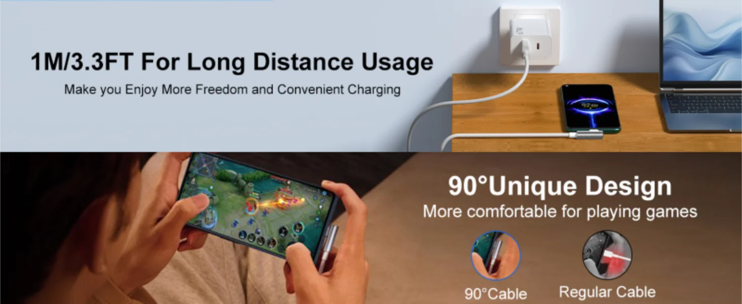 67W Super Fast USB Charger For Xiaomi 13 14 15 Ultra Redmi Note 14 15 Pro POCO F6 F7 X6 X7 Pro Type C Rapid Charging Elbow Cable