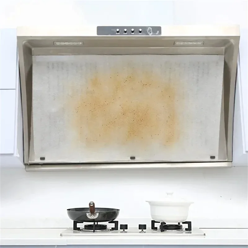 Universeller Dunstabzugshaubenfilter aus Vliesstoff, Ölabsorptionspapier, langlebiger Aufkleber