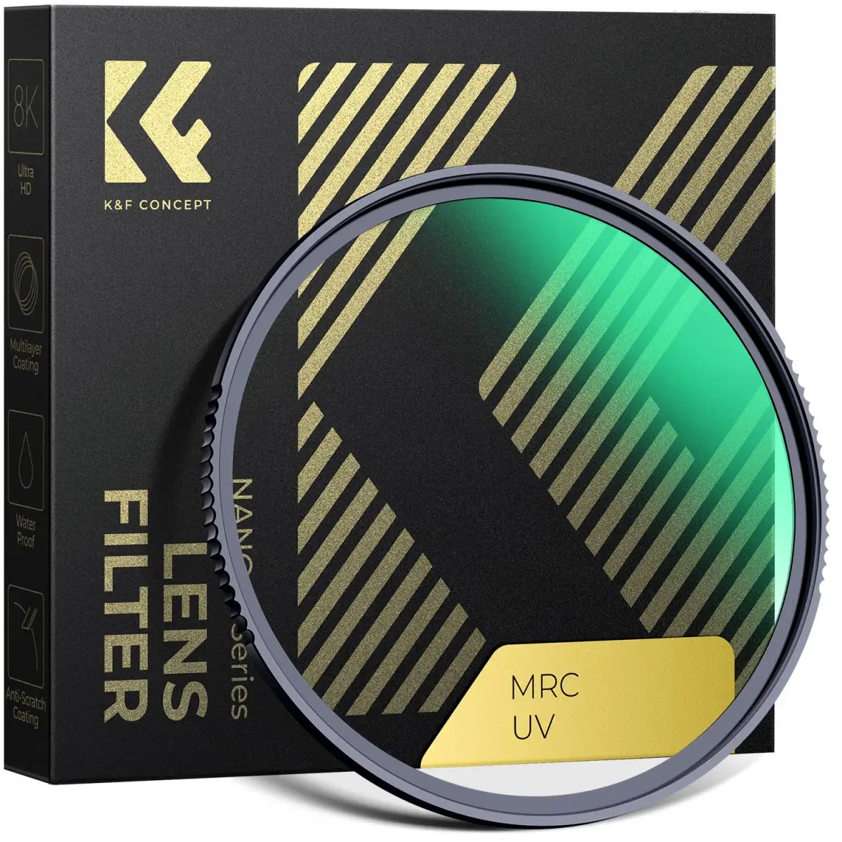 Waka 55mm MC UV Filter - Ultra Slim 16 Layers Multi Coated