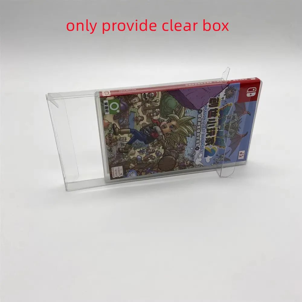 

500pcs Transparent Case Plastic PET Protector Box for Switch Games