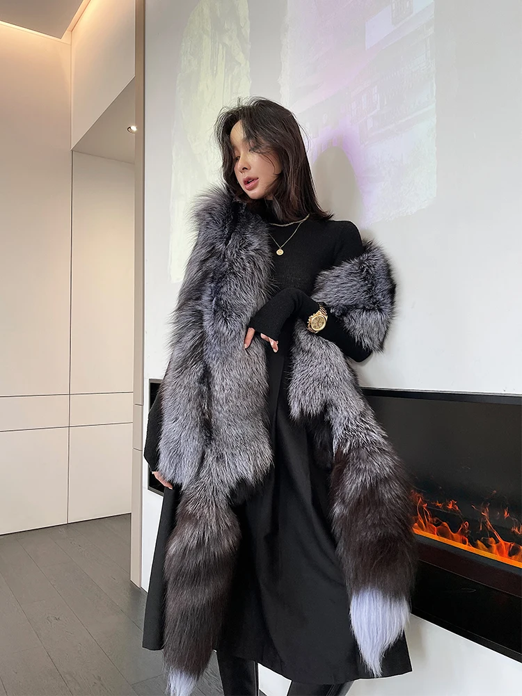 Рисунок 3 - Женский шарф из 100% натурального Меха чернобурки