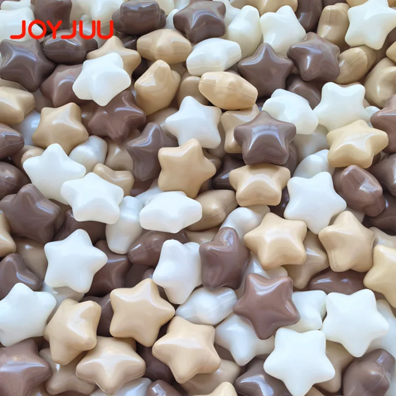 Plastic Balls for Baby Water Pool Ocean Wave Kids Swim Ball Pit Heart/Star Shape Outdoors Tents Toy 100pcs 3