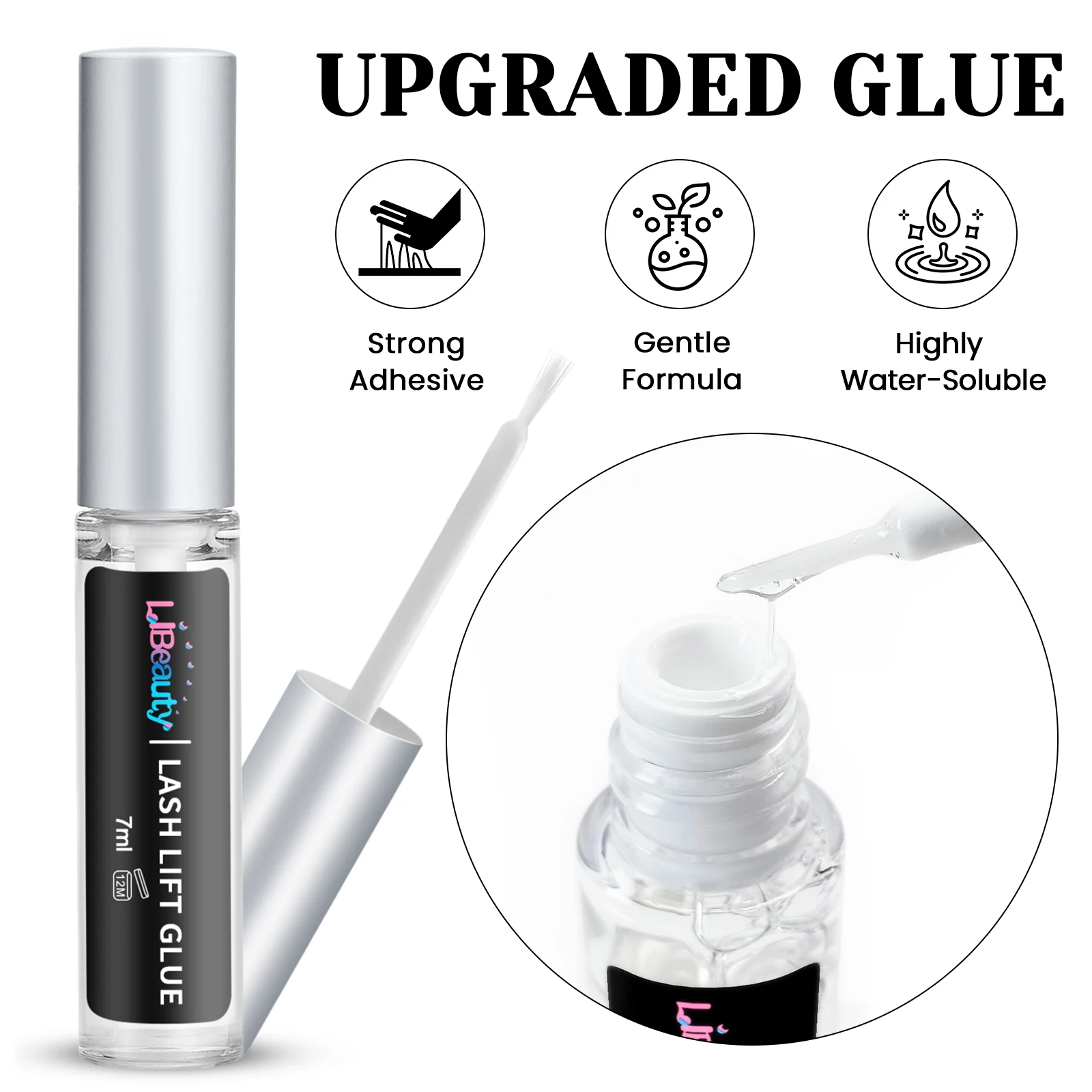 Lash Lift Glue Libeauty 7ml Super Strong Lash Lifting Adhesive Clear Eyelash Lifting Adhesive Makeup Tools
