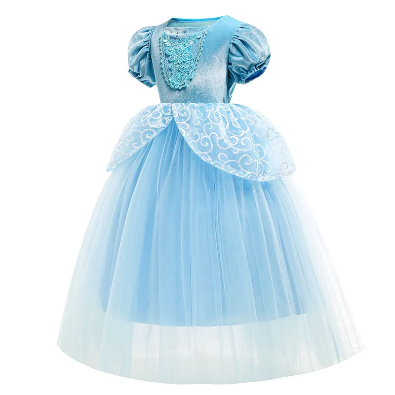 Iwemek Girls Cinderella Dress Princess Costume Accessories Set Fairy Tale | INDIA