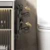 Bathroom Non Perforated Slipper Rack Wall Mounted Simple Entrance Shoe Bathroom Wall Mounted Door Mounted Shoe Storage Rack 6