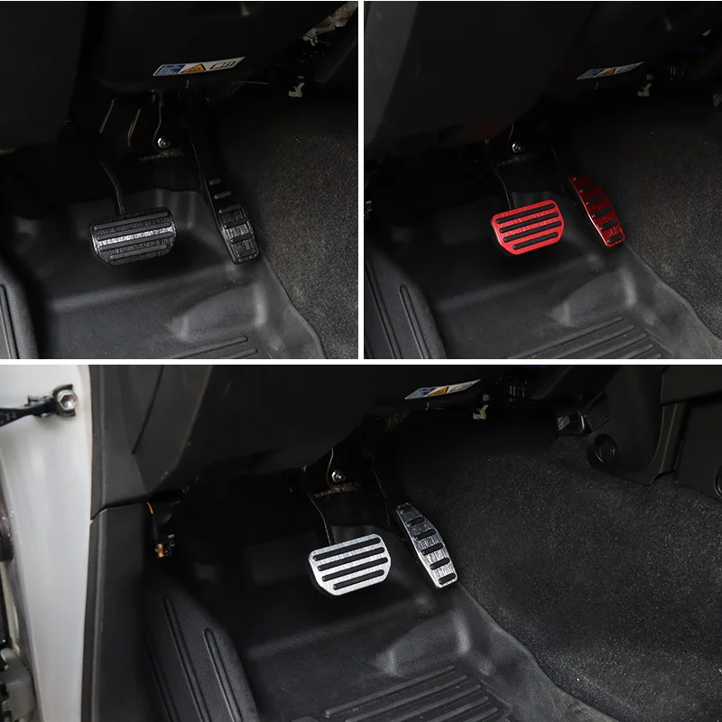 Stainless Steel Foot Pedals Accelerator Brake Pedals For Suzuki Jimny Sierra JB64 JB74 2012-3 Door 5 Door Jimny