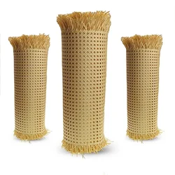 40x100cm Width Coffee PE Plastic Rattan Webbing Roll Cane Wicker Sheet for Chair Table Furniture DIY Repairing Material Hot Set