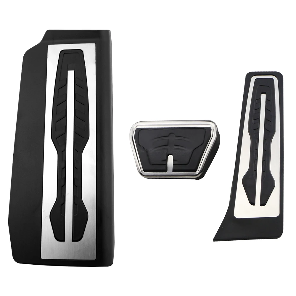Car Pedals Pedal Cover Accessories for BMW 7 Series 740i 750i 750Li G11 G12 LHD Gas Fuel Brake Pedal Non-Slip Foot Rest Pad