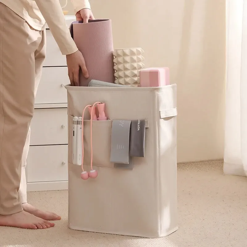 Tianzong 요가 매트 보관 랙, 폼 롤러용 홈 체육관 보관 랙, 요가 스트랩 및 저항 밴드, 운동 장비