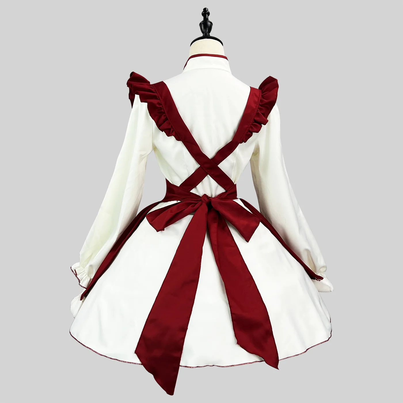 Anime Lolita Maid Kostüm Cosplay Kawaii Schulmädchen Plus Size Langarm Schürze 13 Anime Lolita Maid Kostüm Cosplay Kawaii Schulmädchen Plus Size Langarm Schürze 4