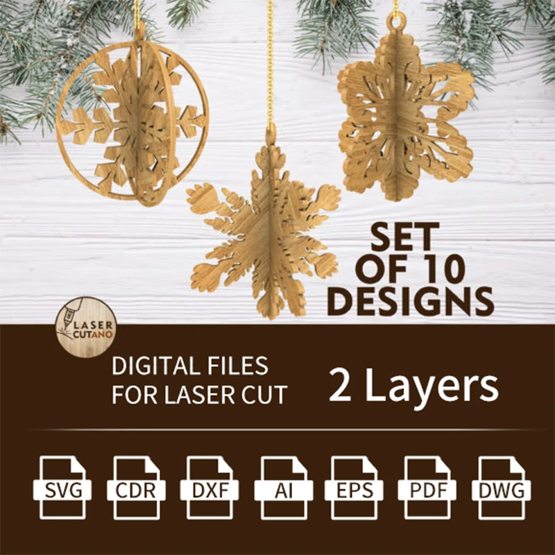 wood pellet mill for sale CHRISTMAS 3D Snowflakes Ornaments Laser Cutting File Creative Design Decor Vector Files Model SVG DXF EPS AI PDF CDR best router for woodworking
