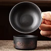 Long Handmade Jianshui Purple pottery Tea Filter Set Household Tea Separator Infusor Tea Strainer Tea Maker Tea Ornaments 5