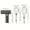 Wireless Electric Milk Frother Whisk Egg Beater USB Rechargeable Handheld Coffee Blender Milk Shaker Mixer Foamer Food Blender 3