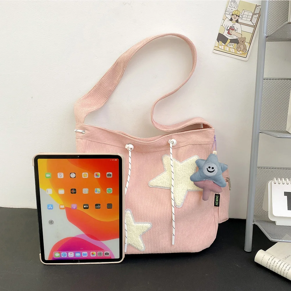 Girls Cute Star Print Shoulder Bags Women Japanese Casual