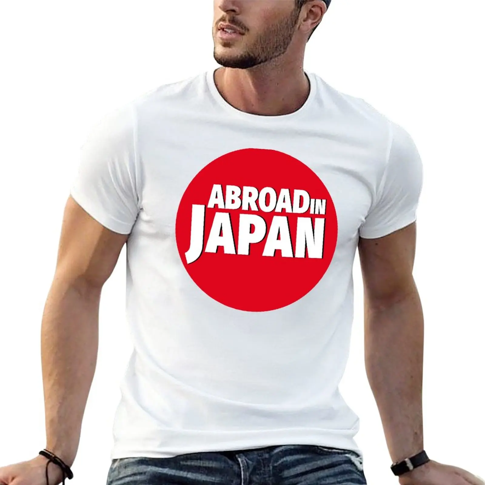 

Abroad in Japan T-Shirt plus sizes Tee shirt plain for a boy mens t shirts pack