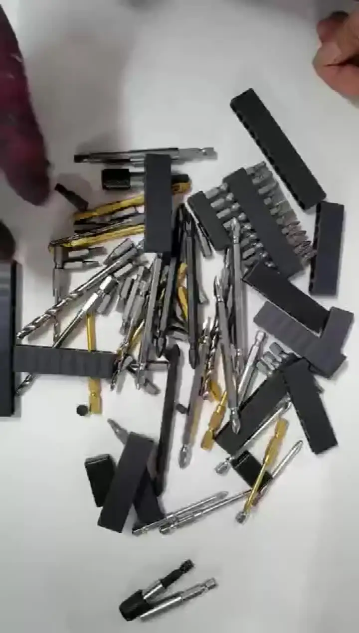 Strisce Di Stoccaggio Per Punte, Porta Inserti Per Avvitatore, Cacciavite Esagonale Da 1/4 In Plastica, Custodia Per Cacciavite, 5, 10, 12 Fori - Foto 4