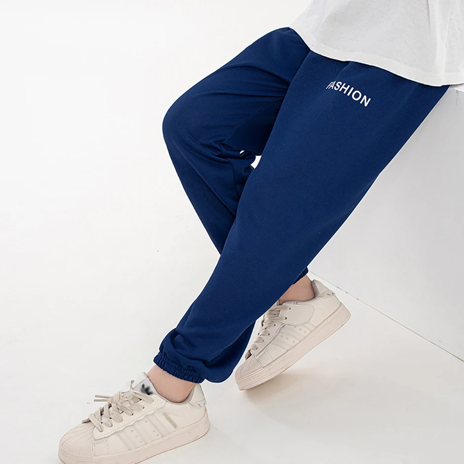 Summer And Autumn New Children's Solid Color Letter Casual Sports Sweatpants For Boys And Girls Handsome And Cute Pants 13 Se760208d115540f286d691bb88083e68B