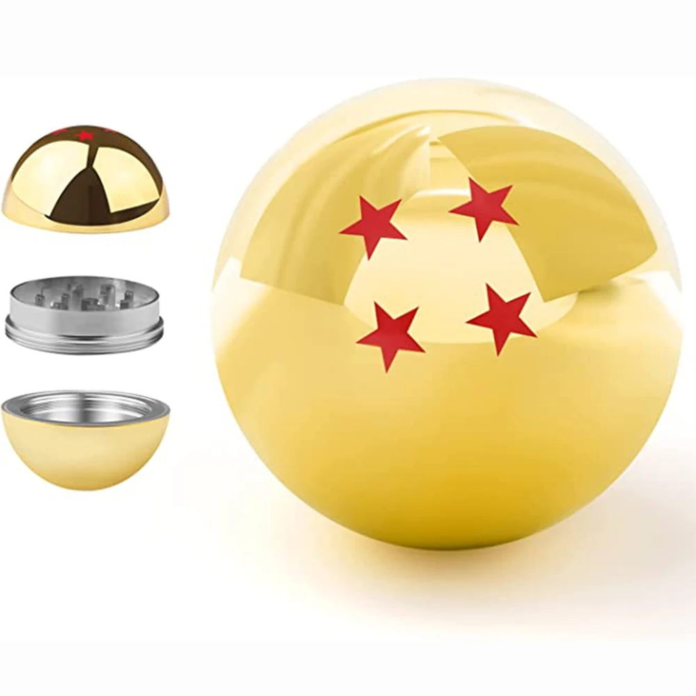 Metal Tobacco Grinder Herb 3 Strati Herbal Pokeball Golf Crusher Poke Ball Smoke Coffee Herb Muller Accessori Per Sigarette