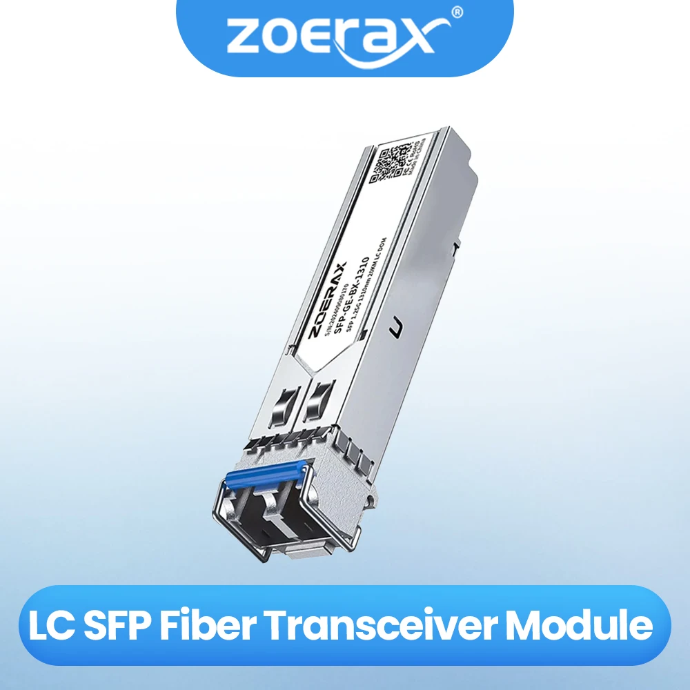 1PCS 1.25G/10G LC SFP Single-mode Duplex Optic Module Fiber Transceiver Module 1000Base LX 1310nm up to 20km DDM