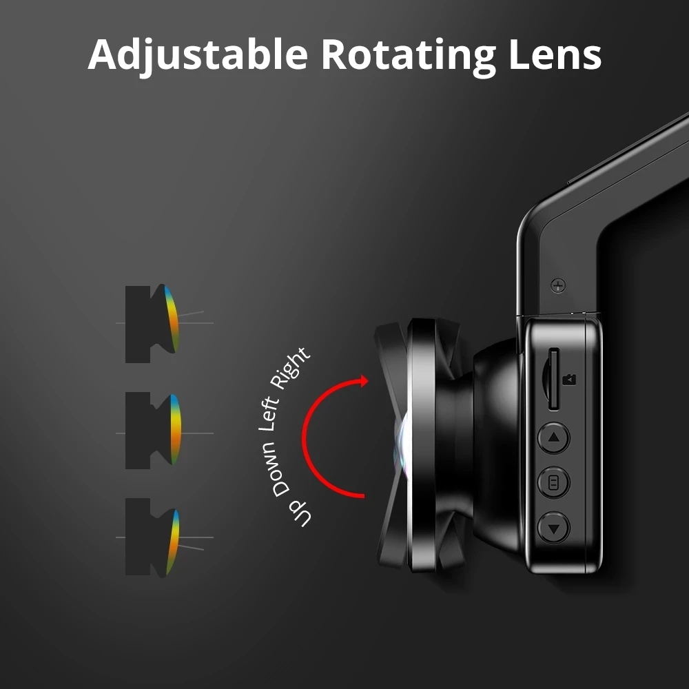 AZDOME-M17  ķ FHD 1296P, WiFi ڵ DVR 3 ġ IPS ũ ADAS ڵ  ī޶ ڵ  DVR   24 ð   ķ