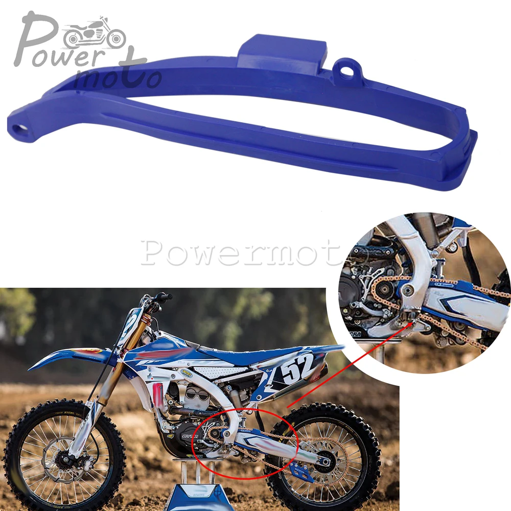Blue Motocross Swingarm Guide Protector Chain Slider Guard Protector Per Yamaha Yz250F Yz450F 2009-2019 Yz250Fx Yz450Fx 2019