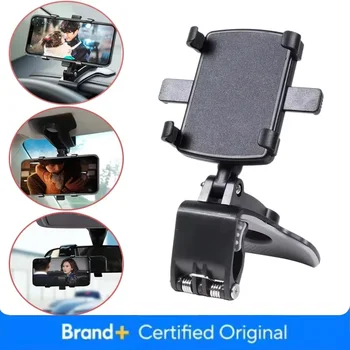 Supporto per telefono rotante multifunzione per auto, cruscotto, specchietto retrovisore, supporto per navigazione, accessorio universale per automobile