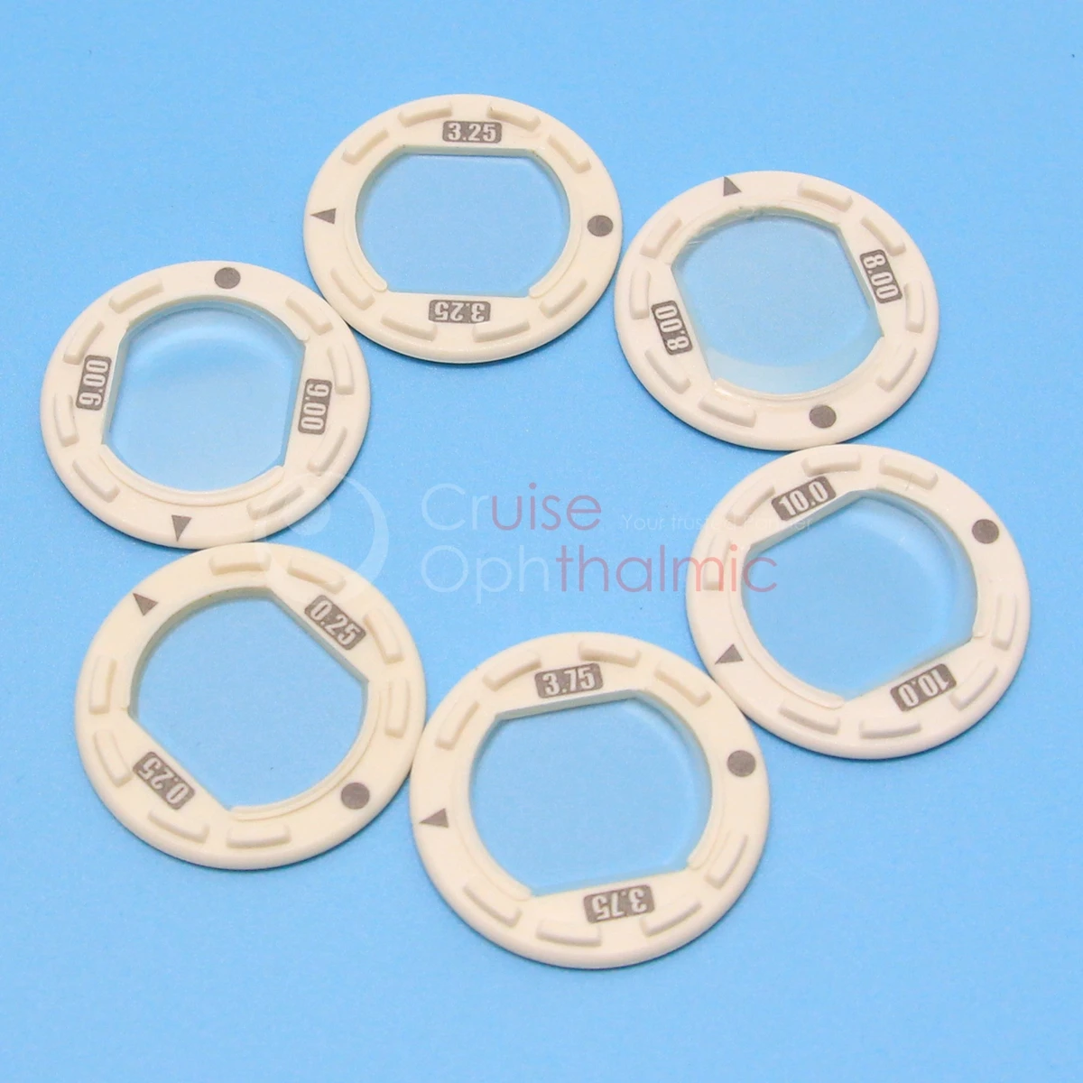 検眼プリズムトライアルレンズセット調整可能なpd 48-80ミリメートル