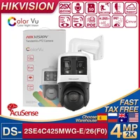 Original Hikvison DS-2SE4C425MWG-E/26(F0) TandemVu 6+4MP 25X Optical Zoom Colorful&IR Speed Dome PTZ CCTV Surveillance IP Camera
