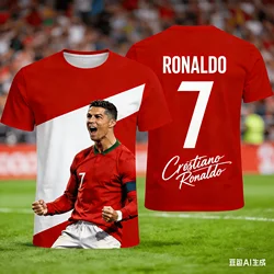 CR7 Faith No.7 Fans' Exclusive Retro Classic Celebration 3D Printed Jersey Tribute - 160 (TXO65239)