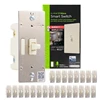 3-Way Ready, Almond Z-Wave Plus Smart Light Switch with QuickFit and SimpleWire, Compatible with Alexa, Google Assistant 2