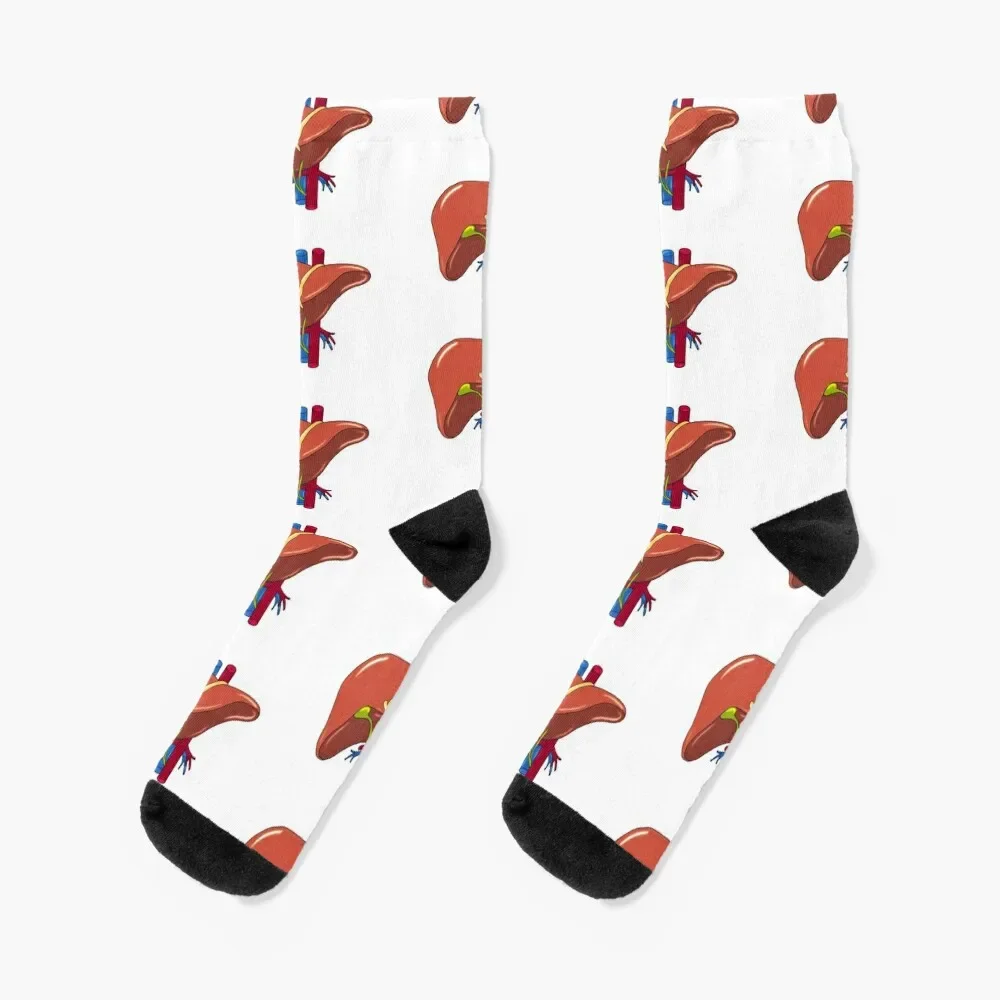 

Liver anatomy medics Socks designer brand floor japanese fashion Socks Man Women's