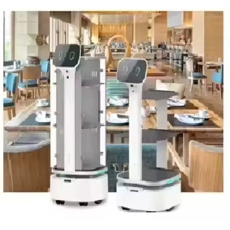 Robot di Consegna Cibo Personalizzato per Hotel e Ristoranti, Robot Intelligente per Self-Service - immagine 4
