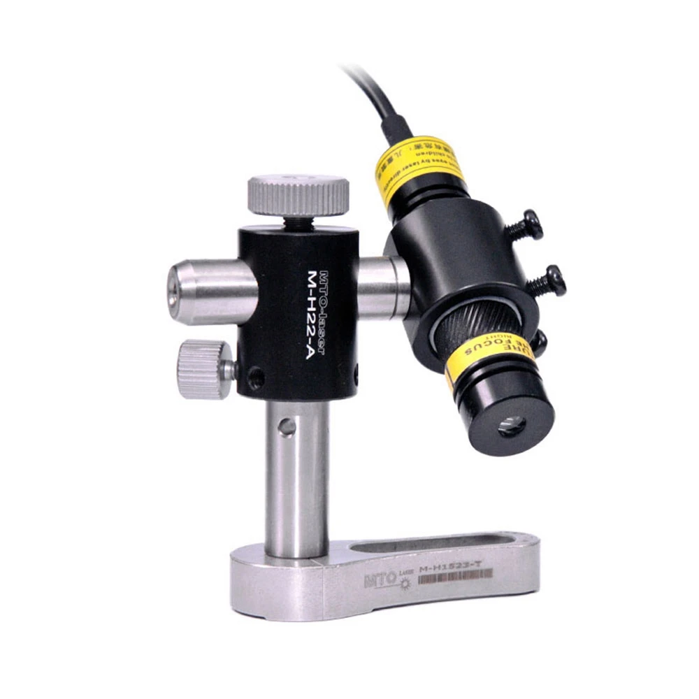Two-axis Adjustable Mount Bracket Holder Clamp For Laser Diode Module Torch Cooling Heatsink 13.5~26mm Diameter laser module mount